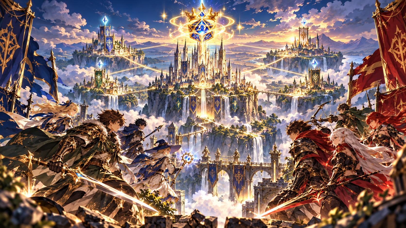Conquest rival factions facing the capital